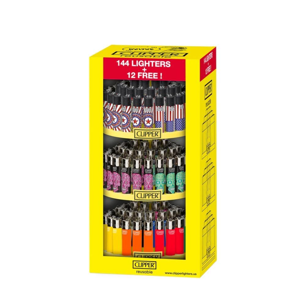 Clipper Lighter (144pc Display)