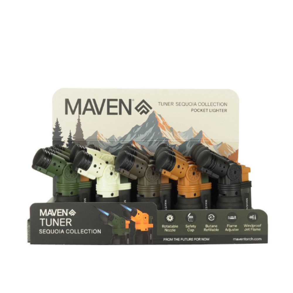 Maven Tuner Sequoia Collection Pocket Lighter (DSPLY 20pc)