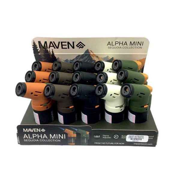 Maven Alpha Mini Sequoia Collection Pocket Lighter (DSPLY 20pc) packaging