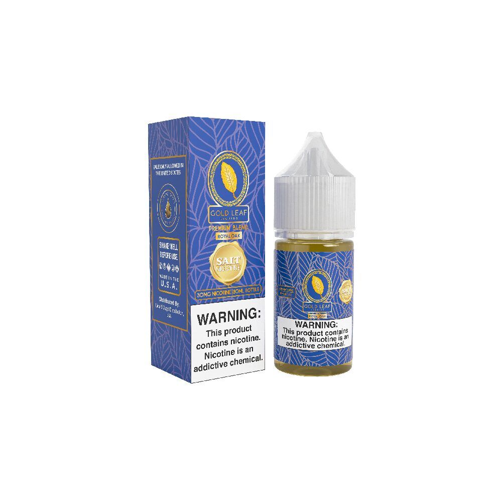Gold Leaf - Royal Oak- 30mL Salts with packaging