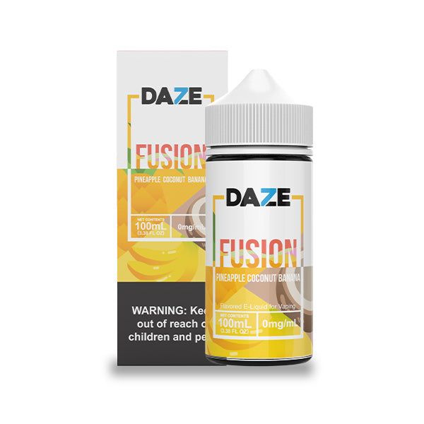 Pineapple Coconut Banana by 7Daze Fusion 100mL with Packaging