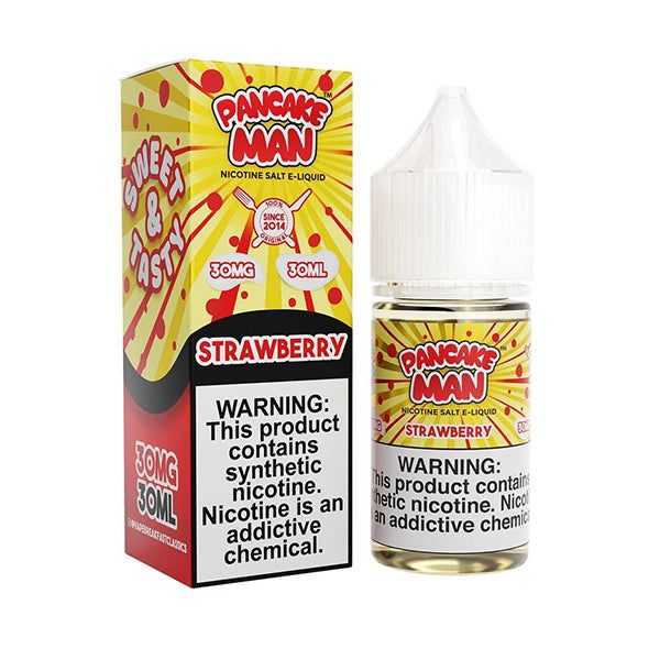 Strawberry | Pancake Man Salts | 30mL with packaging