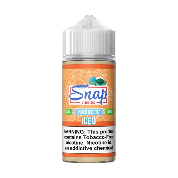 Peach Iced Tea Iced by Snap Liquids Series 100mL Bottle