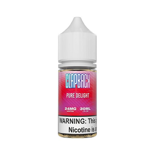 Pure Delight by Saveurvape - ClapBack TF-Nic Salts Series 30mL Bottle