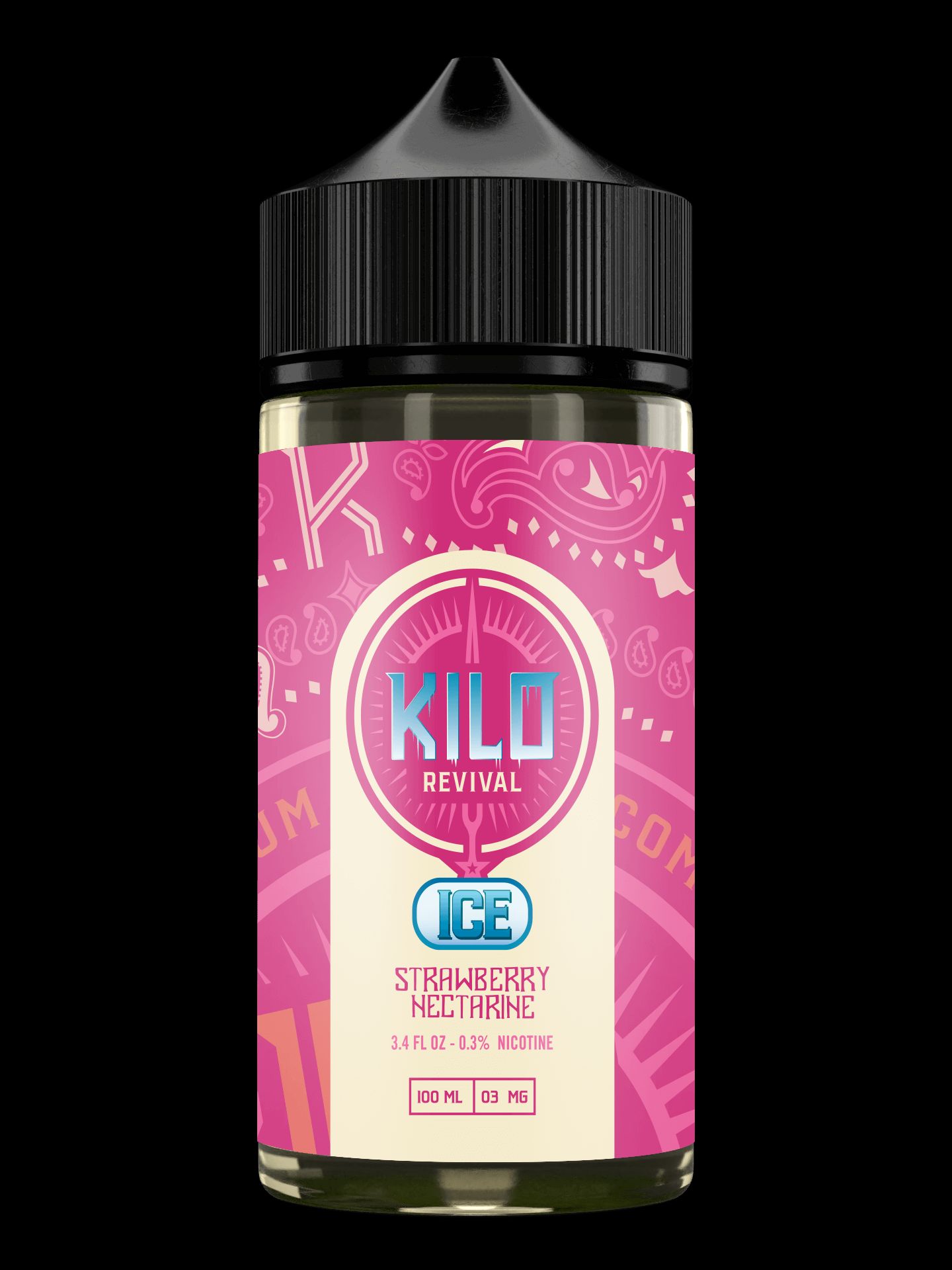 Strawberry Nectarine Ice by Kilo Revival Tobacco-Free Nicotine Series 100mL Bottle