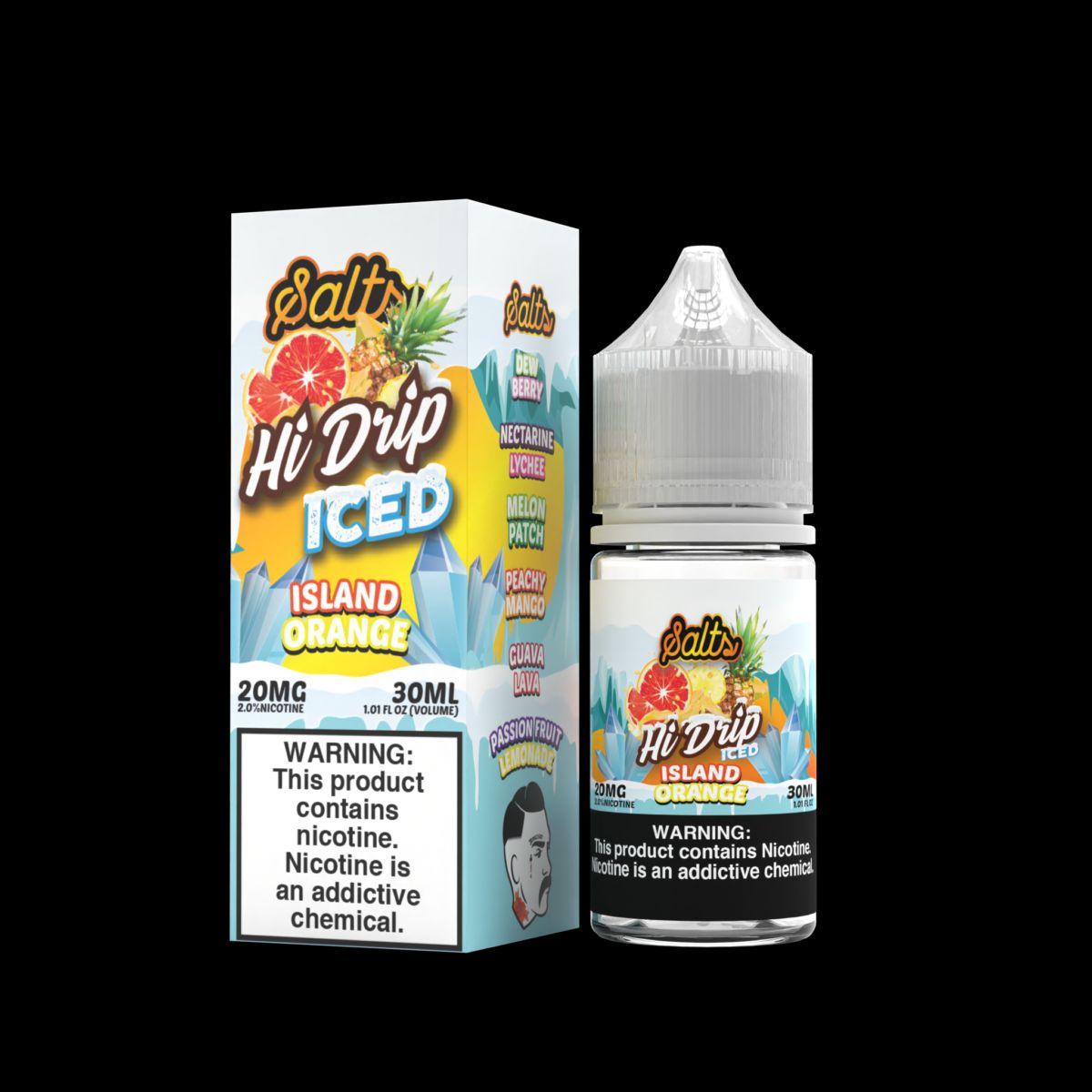 Island Orange Iced by Hi-Drip Salts Series 30mL with Packaging
