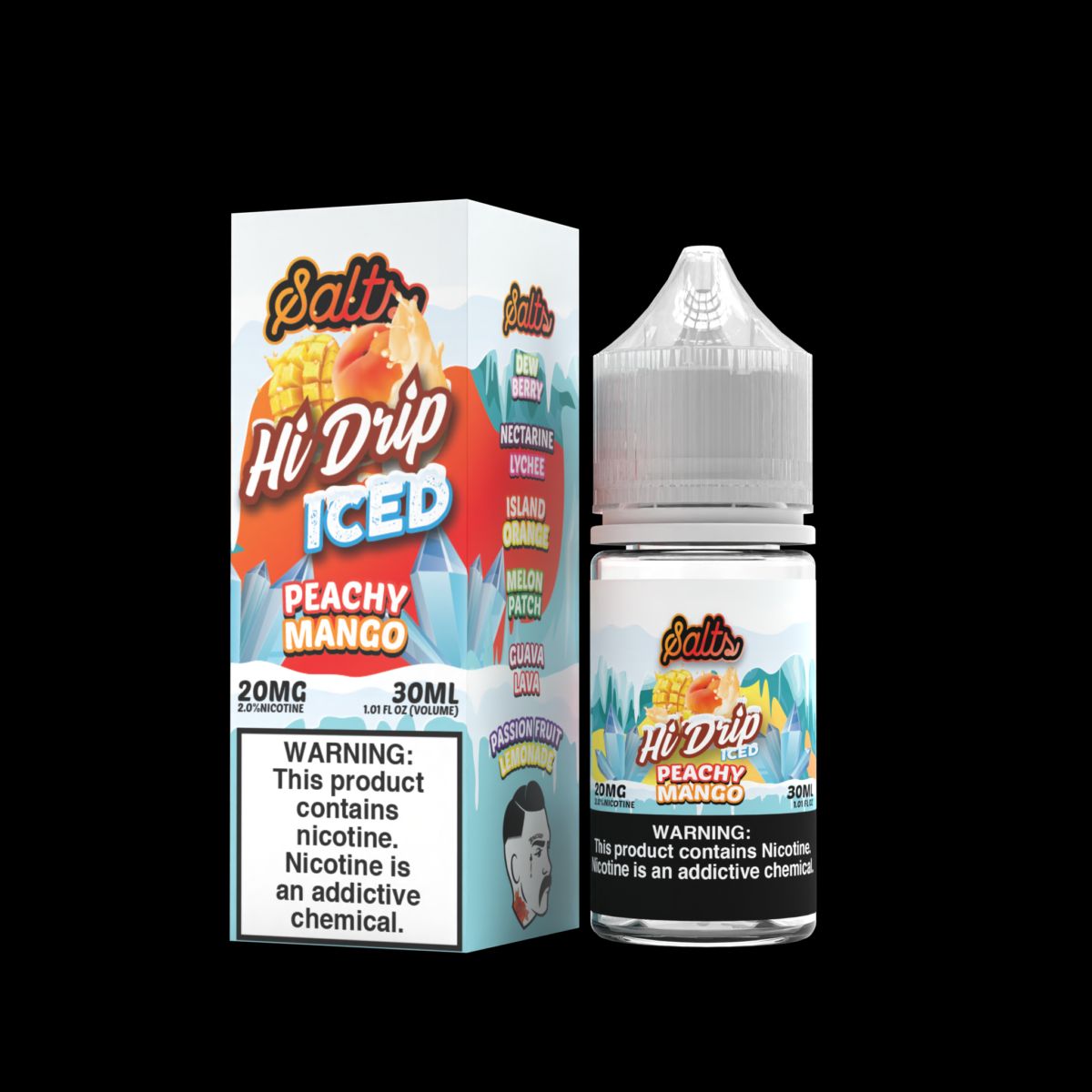 Peachy Mango Iced by Hi-Drip Salts Series 30mL with Packaging