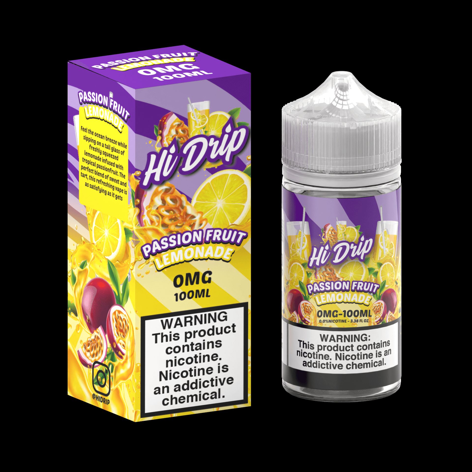 Passionfruit Fruit Lemonade by Hi-Drip Series 100mL with Packaging