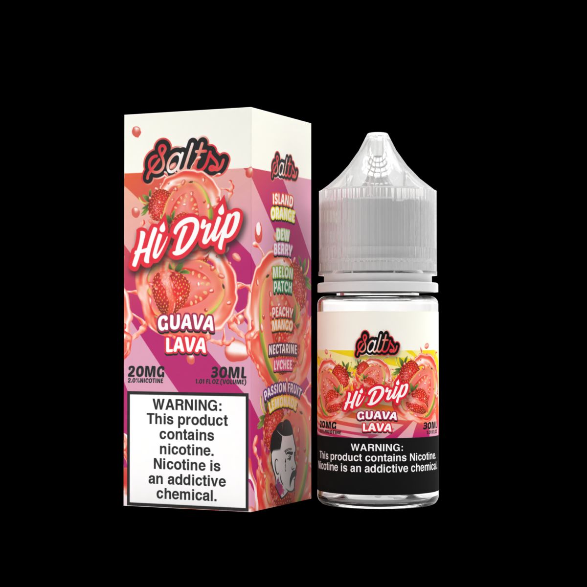Guava Lava by Hi-Drip Salts Series 30mL with Packaging