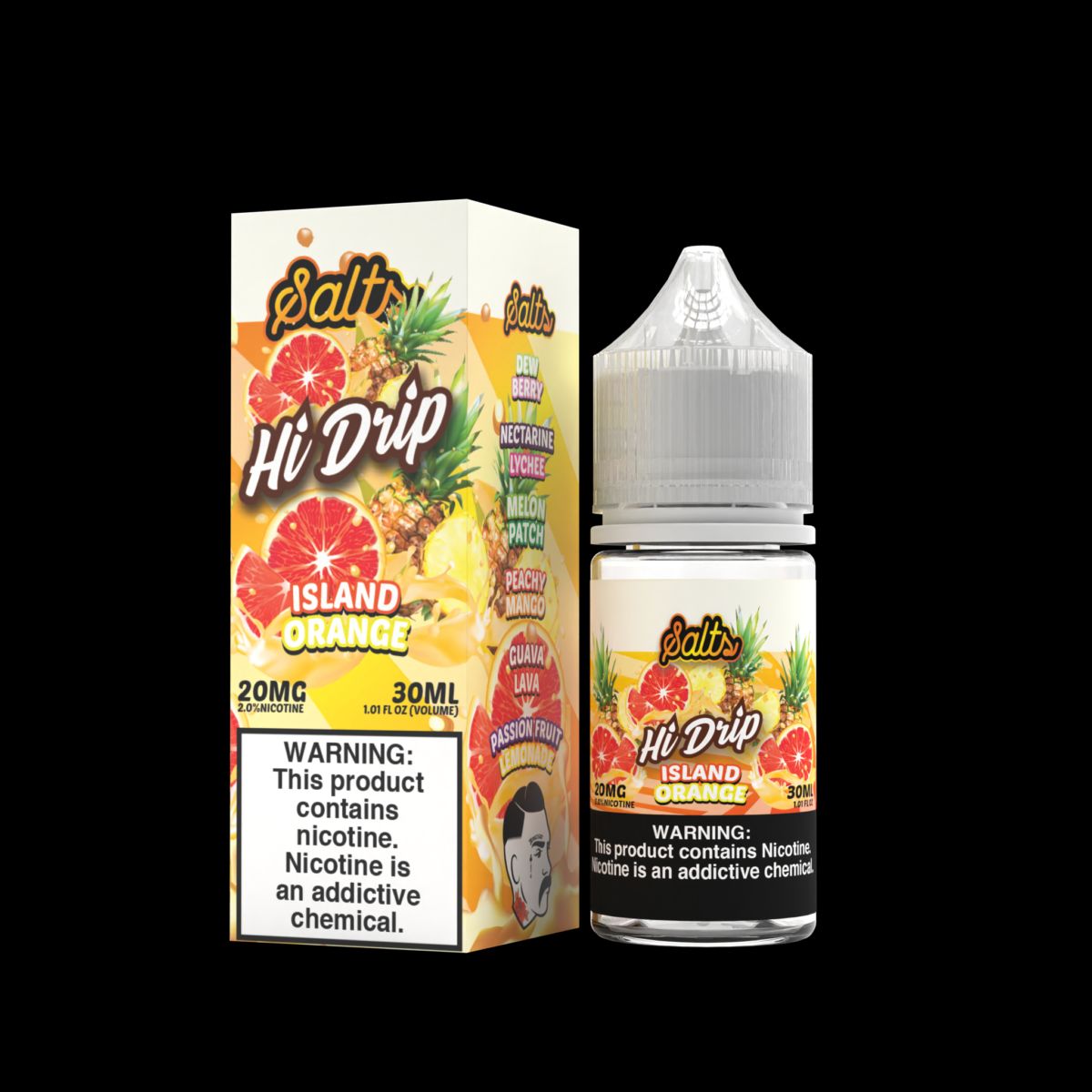 Island Orange by Hi-Drip Salts Series 30mL with Packaging