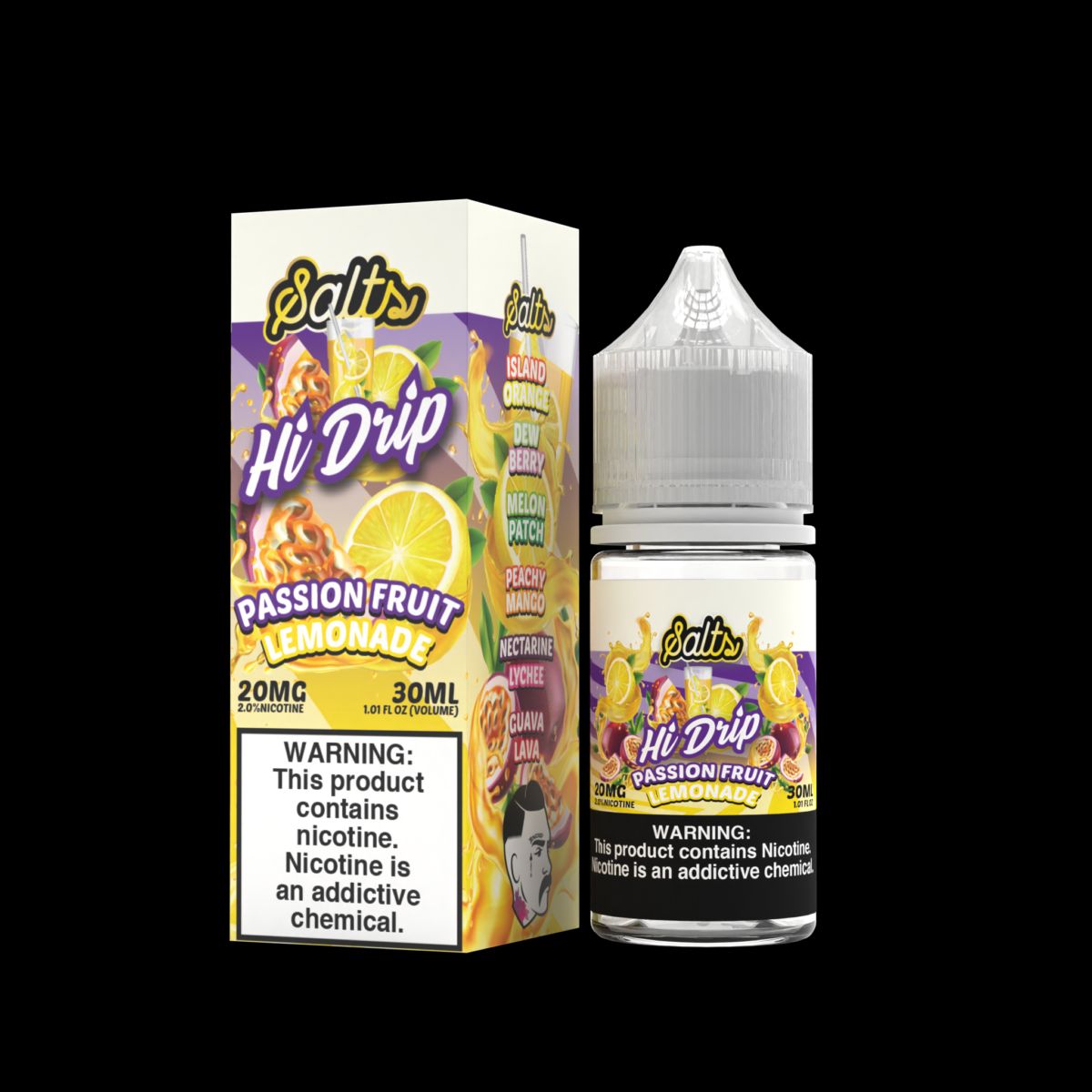 Passionfruit Fruit Lemonade by Hi-Drip Salts Series 30mL with Packaging