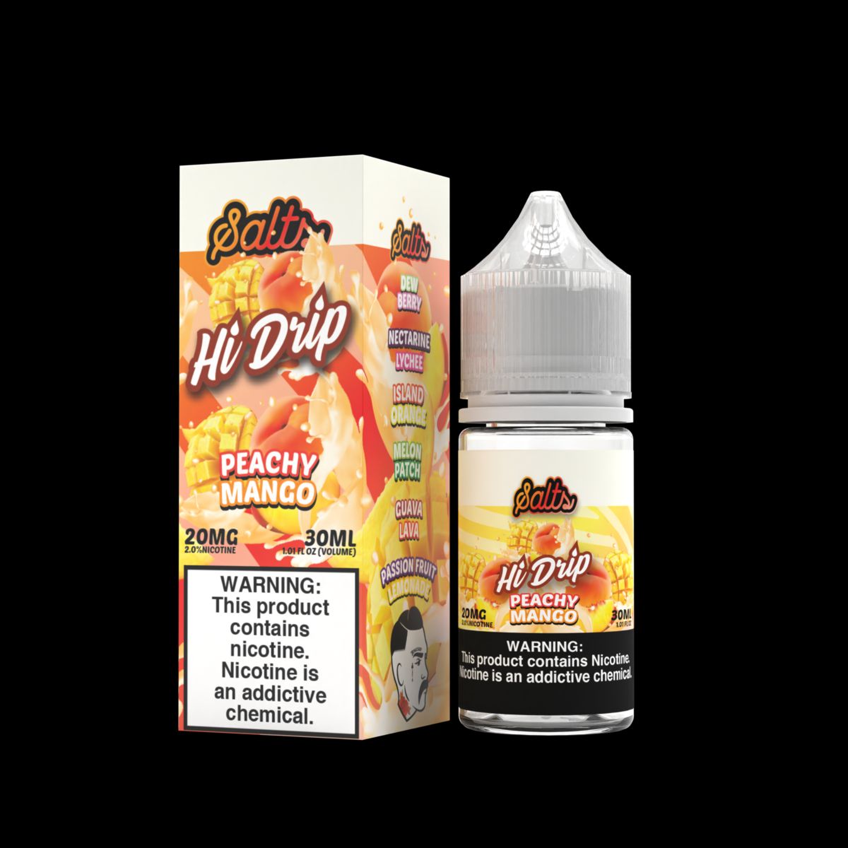 Peachy Mango by Hi-Drip Salts Series 30mL with Packaging