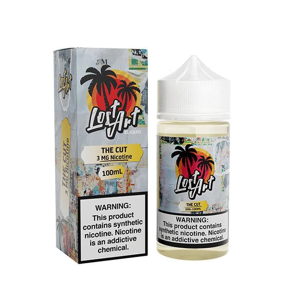 The Cut by Lost Art Tobacco-Free Nicotine Series 100mL with Packaging