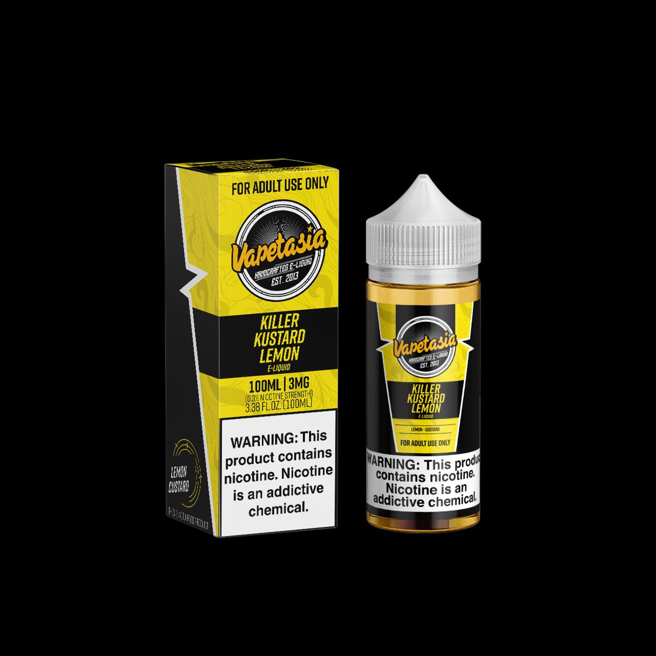 Killer Kustard by Vapetasia Series 100mL Lemon with Packaging