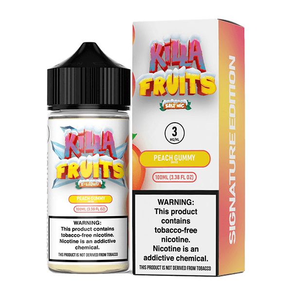 Peach Gummy on Ice by Killa Fruits Signature TFN Series 100mL with Packaging