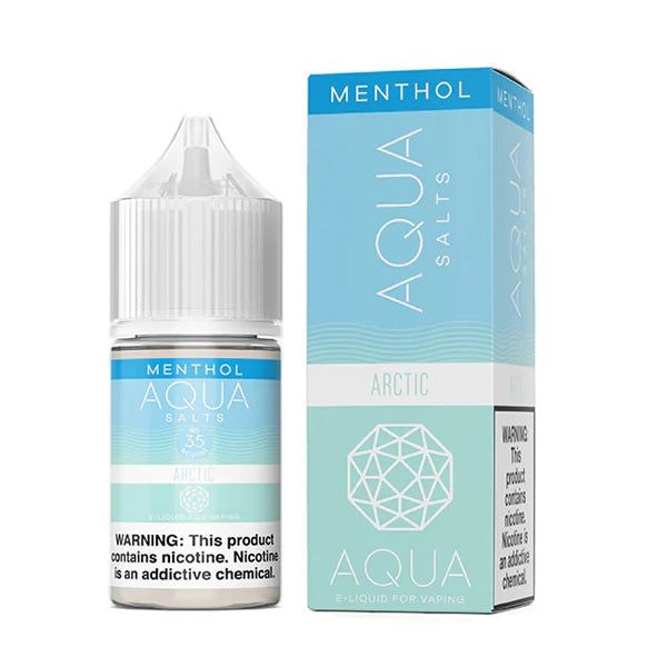 Aqua TFN - Arctic Menthol - 30mL Salts with packaging