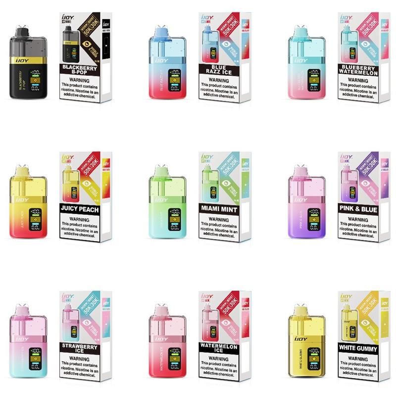 iJoy XP50000 Disposable - Group Photo with packaging