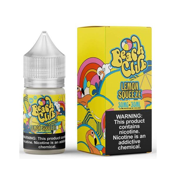 Beach Club - Lemon Squeeze - 30mL Salts with packaging
