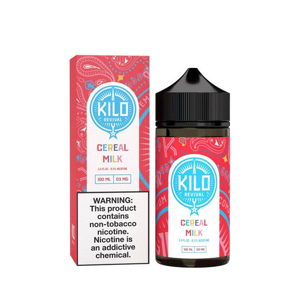 Kilo Revival TFN - Cereal Milk - 100mL with packaging
