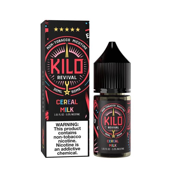 Kilo Revival TFN - Cereal Milk - 30mL Salts with packaging