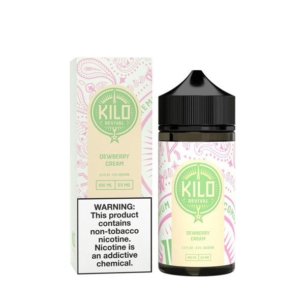 Kilo Revival TFN - Dewberry Cream - 100mL with packaging