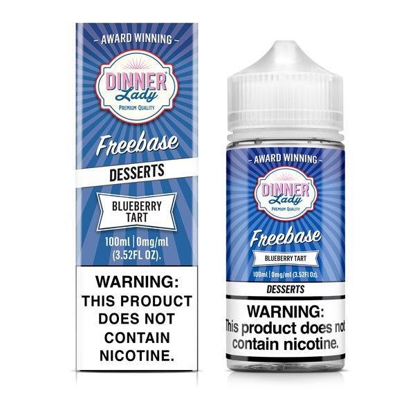 Dinner Lady - Blueberry Tart - 100mL with packaging