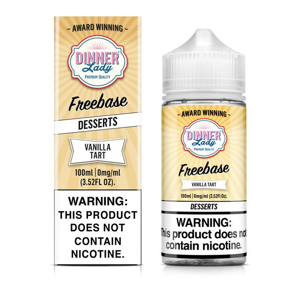 Dinner Lady - Vanilla Tart - 100mL with packaging