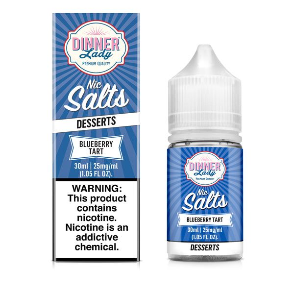 Dinner Lady TFN - Blackberry Tart - 30mL Salts with packaging