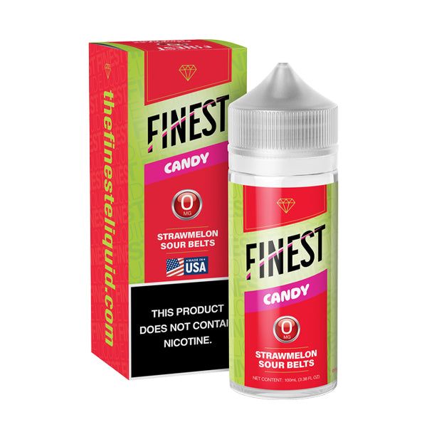 Finest Candy Edition - Strawmelon Sour Belts - 100mL with packaging