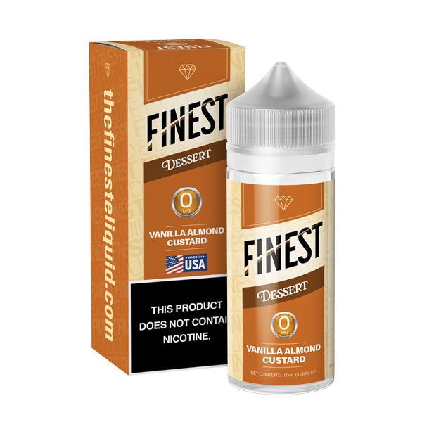 Finest Dessert Edition - Vanilla Almond Custard - 100mL ith packaging