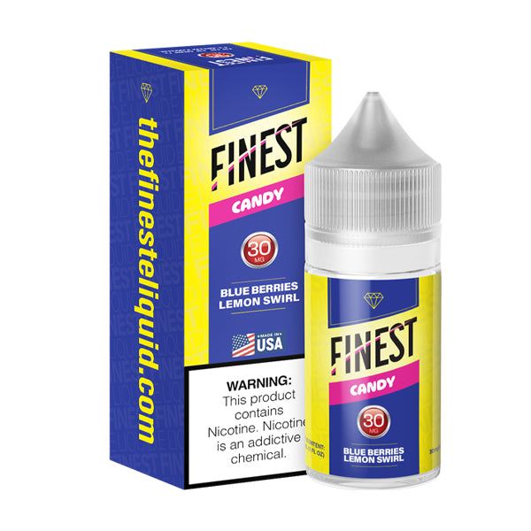 The Finest - Blue Berries Lemon Swirl - 30mL Salts with packaging