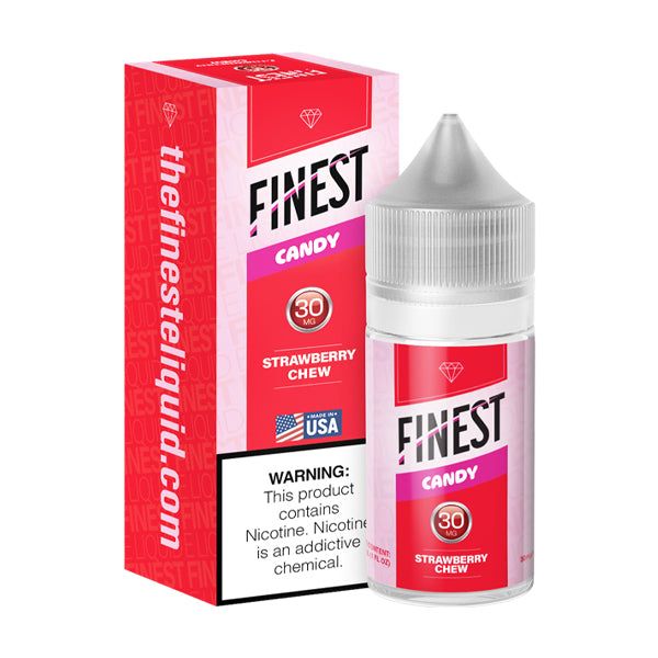 The Finest - Strawberry Chew - 30mL Salts with packaging