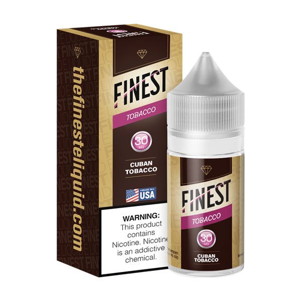 Finest Tobacco Edition - Cuban Tobacco - 30mL Salts with packaging