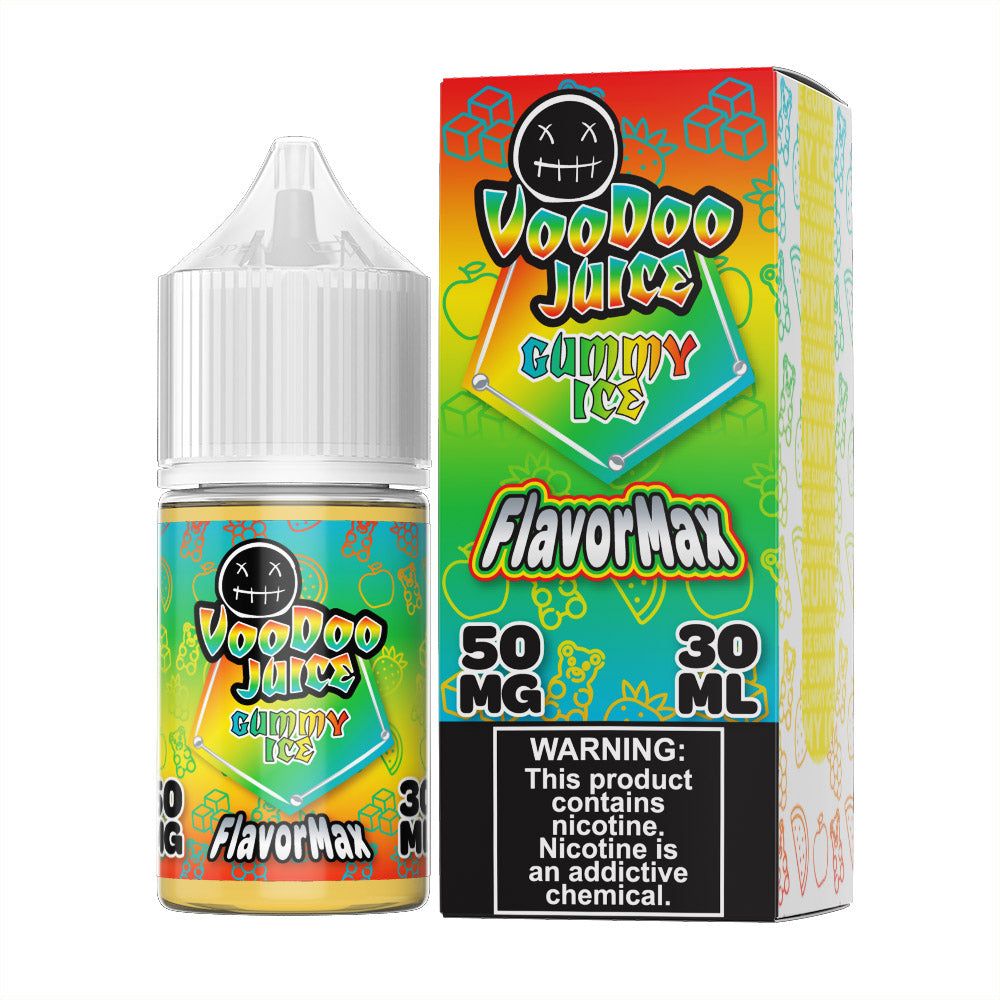 Gummy Ice by Voodoo Juice FlavorMax Salt Series E-Liquid 30mL (Salt Nic) with Packaging