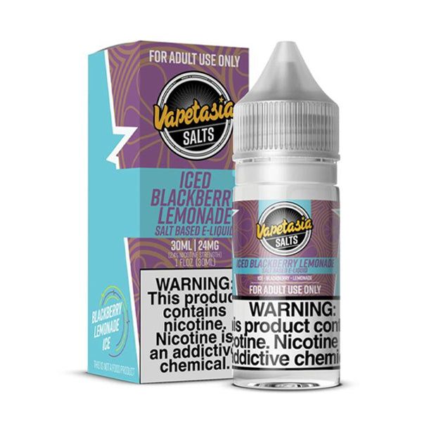Iced Blackberry Lemonade by Vapetasia Salts Series 30mL with Packaging
