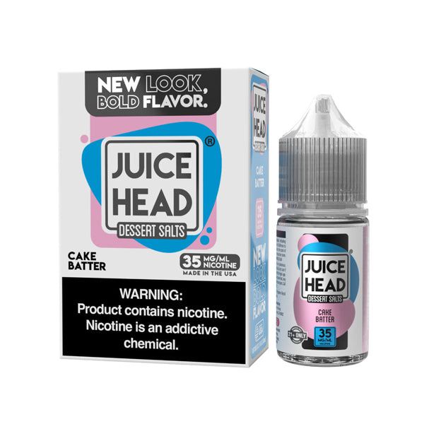 Juice Head - Cake Batter - 30mL Salts with packaging