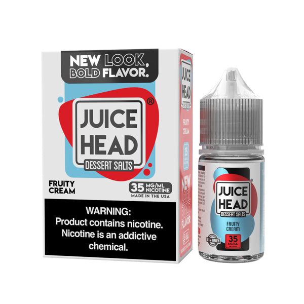Juice Head - Fruity Cream - 30mL Salts with packaging