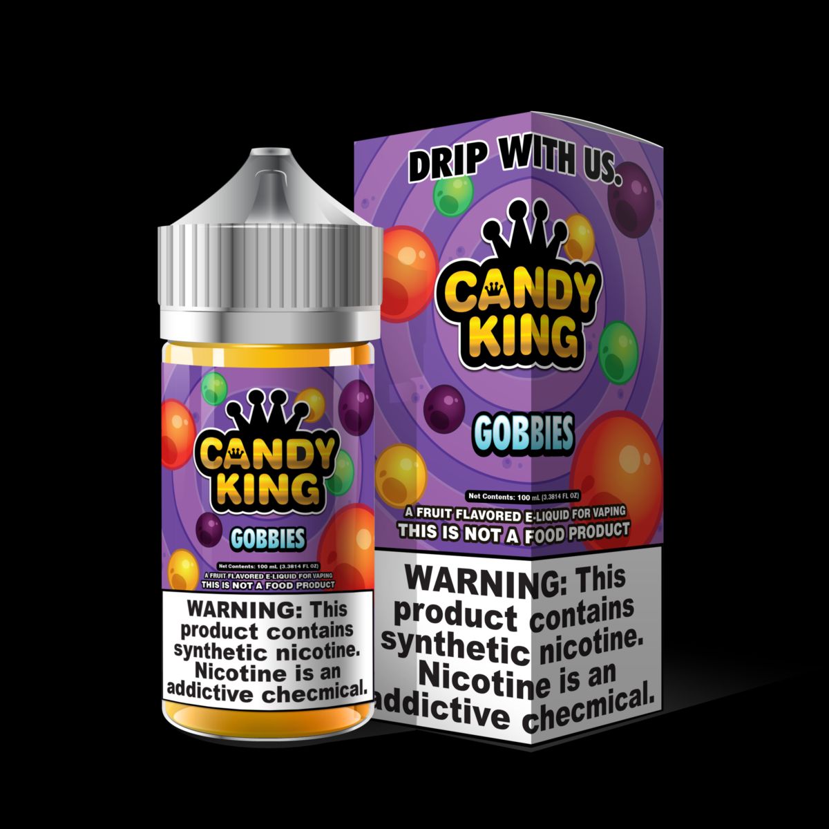 Gobbies by Candy King Series 100mL with Packaging