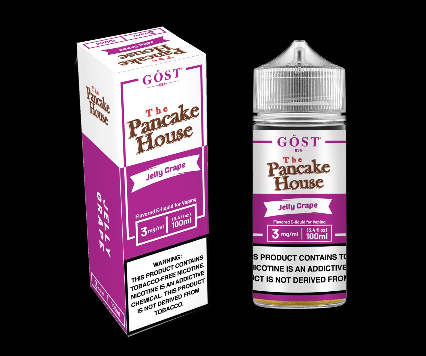 Jelly Grape by GOST The Pancake House Series 100mL with Packaging