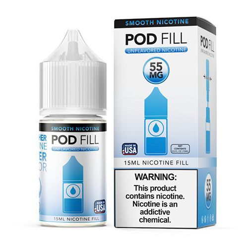 Pod Fill Unflavored Salt Nicotine Base |15mL 55mg