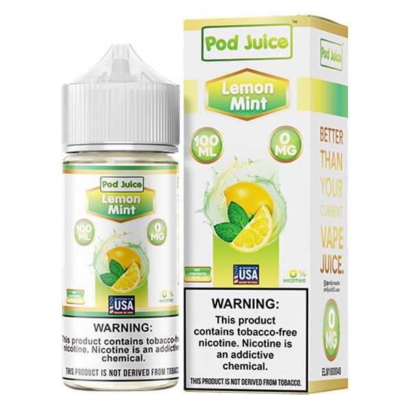 Lemon Mint by Pod Juice – Hyde TFN Series 100mL omg with packaging