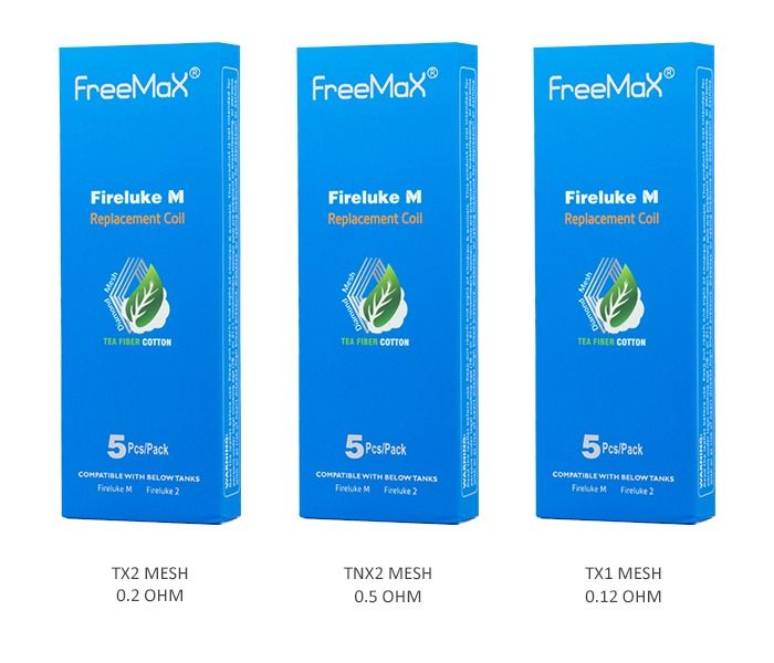 FreeMax TX Replacement Coils Fireluke 2 Tank Pack of 5 group photo