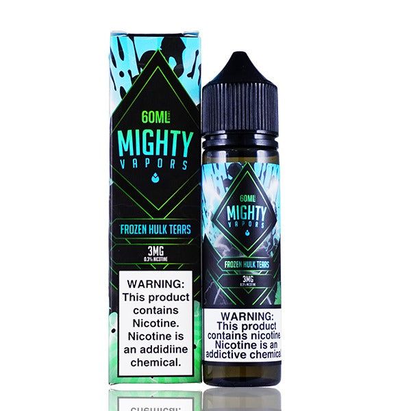 Frozen Hulk Tears by Mighty Vapors Series 60mL with Packaging