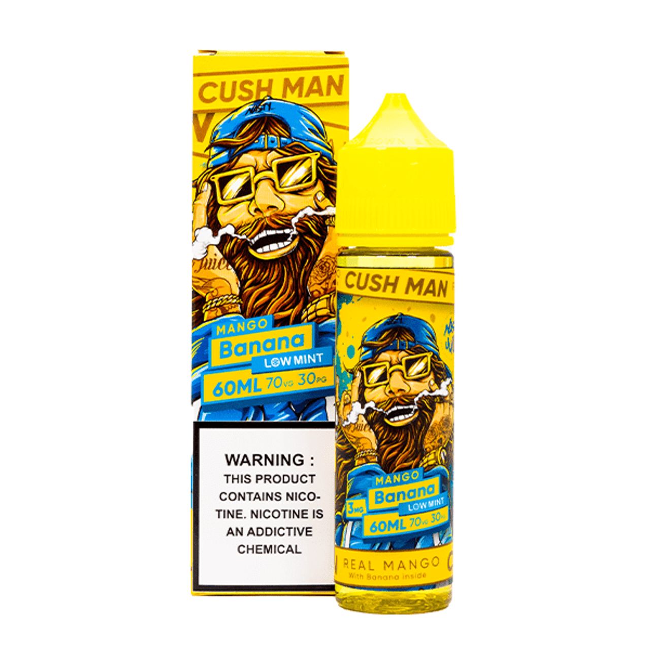 Cushman Banana by Nasty Juice E-Liquid 60mL (Freebase) with Packaging