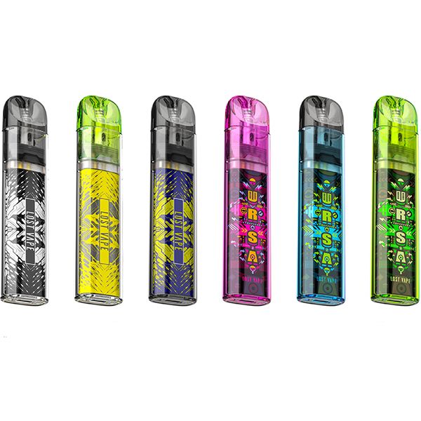 Lost Vape Ursa Art Pod Kit Group Photo