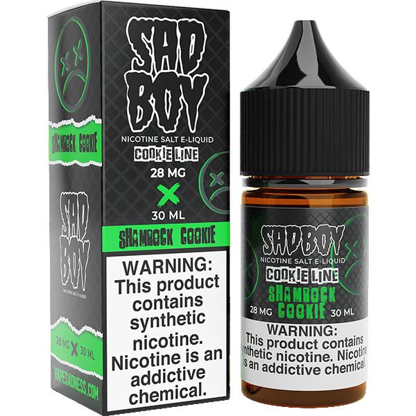 Shamrock Cookie Salt by Sadboy Salt Series 30mL with Packaging