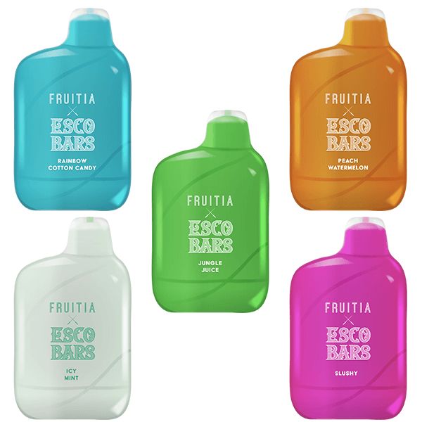 Fruitia – Esco Bars Disposable | 6000 Puffs | 15mL Group Photo