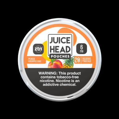 Peach Pineapple Mint by Juice Head ZTN Pouches | 5-Cans