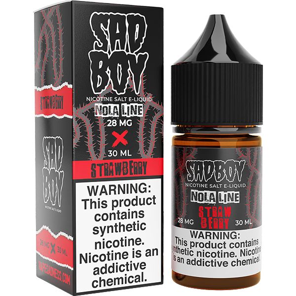Nola Strawberry by Sadboy Salt Series 30mL with Packaging