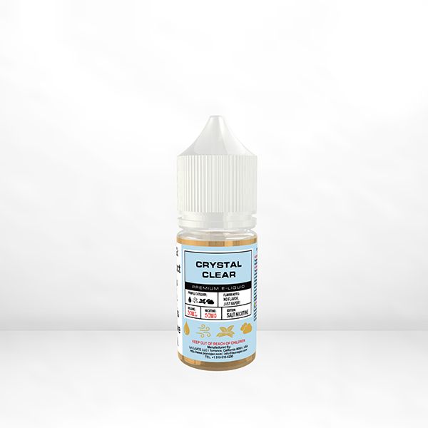 Crystal Clear by GLAS BSX Salt Tobacco-Free Nicotine Series 30mL Bottle